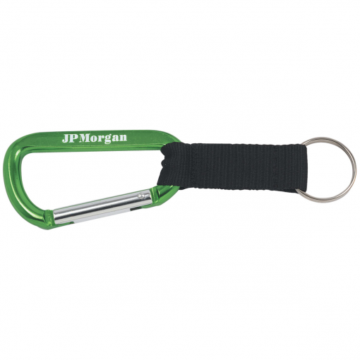 8mm Carabiner with Black Strap