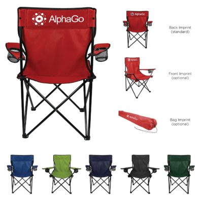 Folding Captains Chair with Carry Bag'