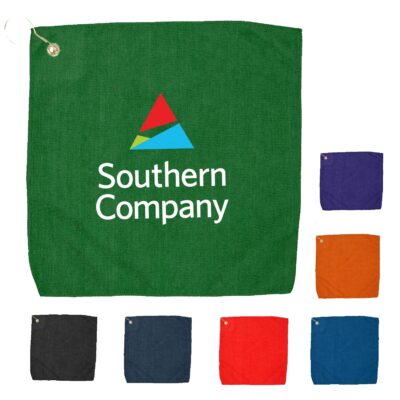15" x 15" Hemmed Color Golf Towel-1