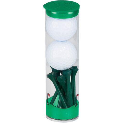 2 Ball Tall Tube with Wilson Chaos Golf Balls-2