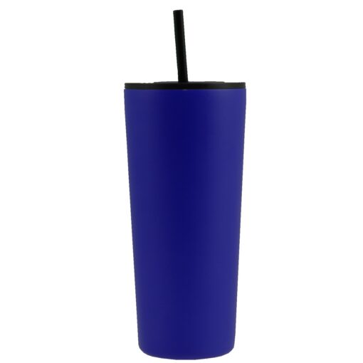 22 Oz. Powder Coated Tumbler With Hot/cold Lid-8