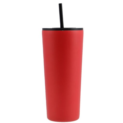 22 Oz. Powder Coated Tumbler With Hot/cold Lid-10