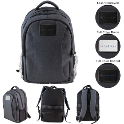 3 Zippers Large Storage Backpack-1