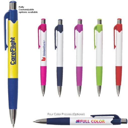 Carnival Gripper Pen with Colored Accents-1