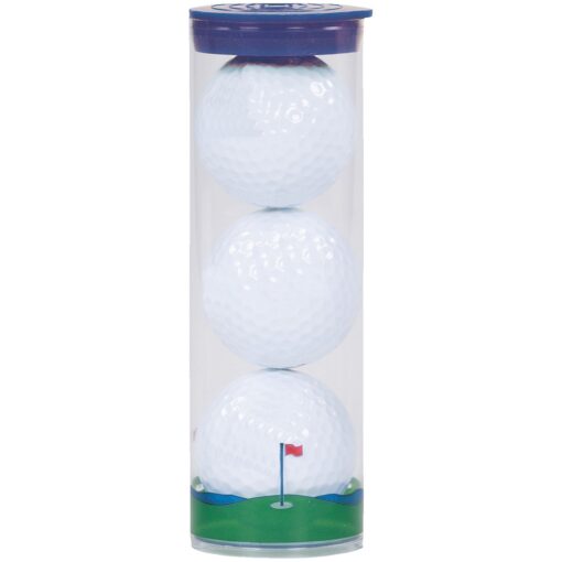 Clear Tube w/3 Wilson Ultra Golf Balls-2