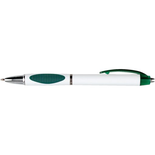 Elliptic White Translucent Gripper Pen-2