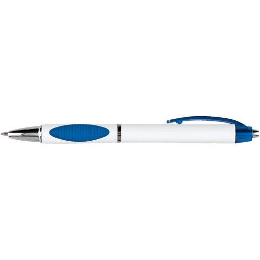 Elliptic White Translucent Gripper Pen-4