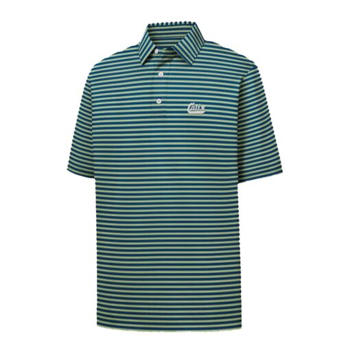 Footjoy Mens Stretch Lisle Pinstripe Golf Shirt-5