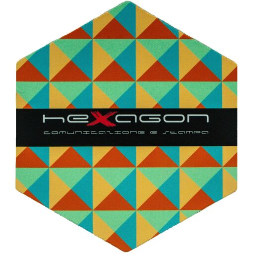 Hexagon Shape Soft Mouse Pad 7.38"x 8.52"x 0.125"-1