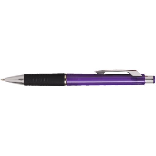 Quasar Translucent Black Gripper Pen-8