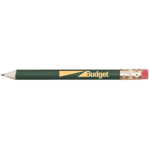 Round Wooden Golf Pencil with Eraser-5