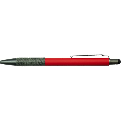 Soft Touch Aluminum Stylus Pen W/ Paper Grip-9