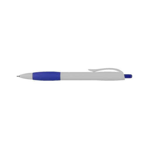 Super Glide Pen White Pen with Colored Gripper-6